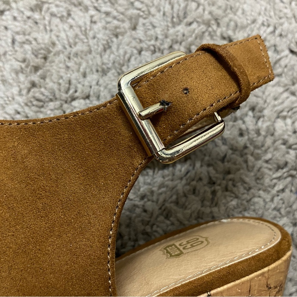 🤎Route 66 • tan wedge cork heel • 7 - Picture 9 of 9